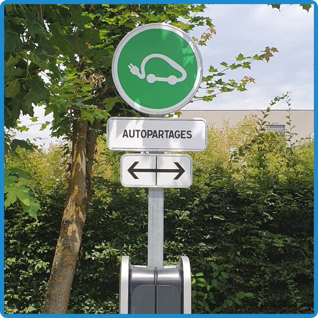 Signalétique d'information autopartages ESM COM