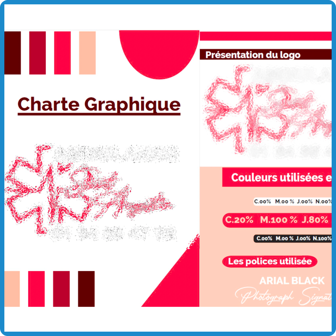 Création identité visuelle charte graphique logo ESM COM